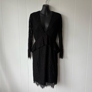 Adelyn Rae Black Lace Dress | Size XS